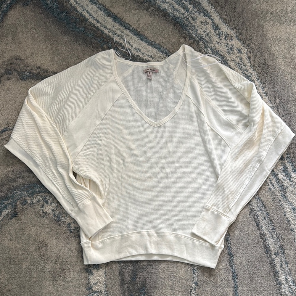NWT Free People Santa Clara LS V Neck